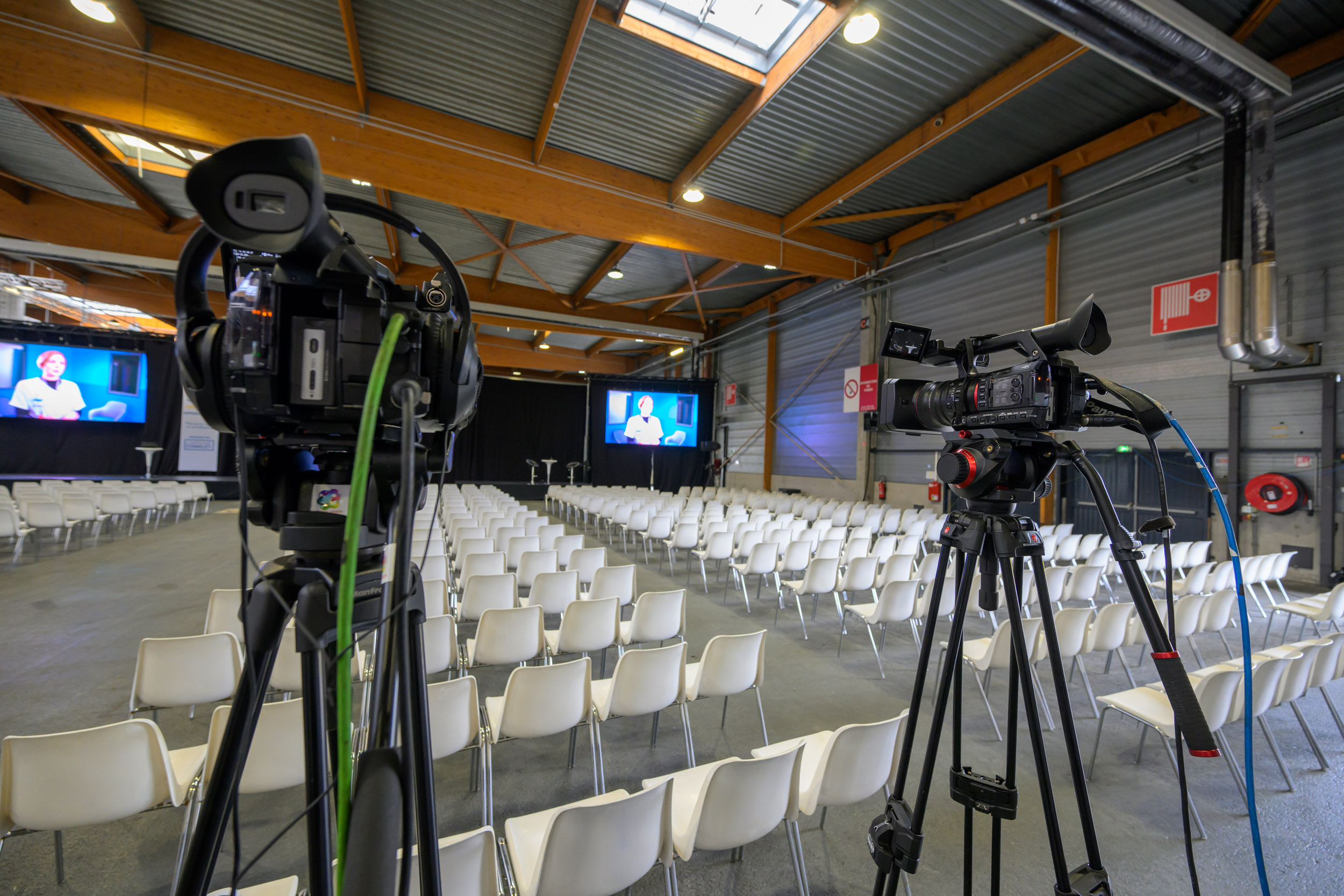 préparatif du salon