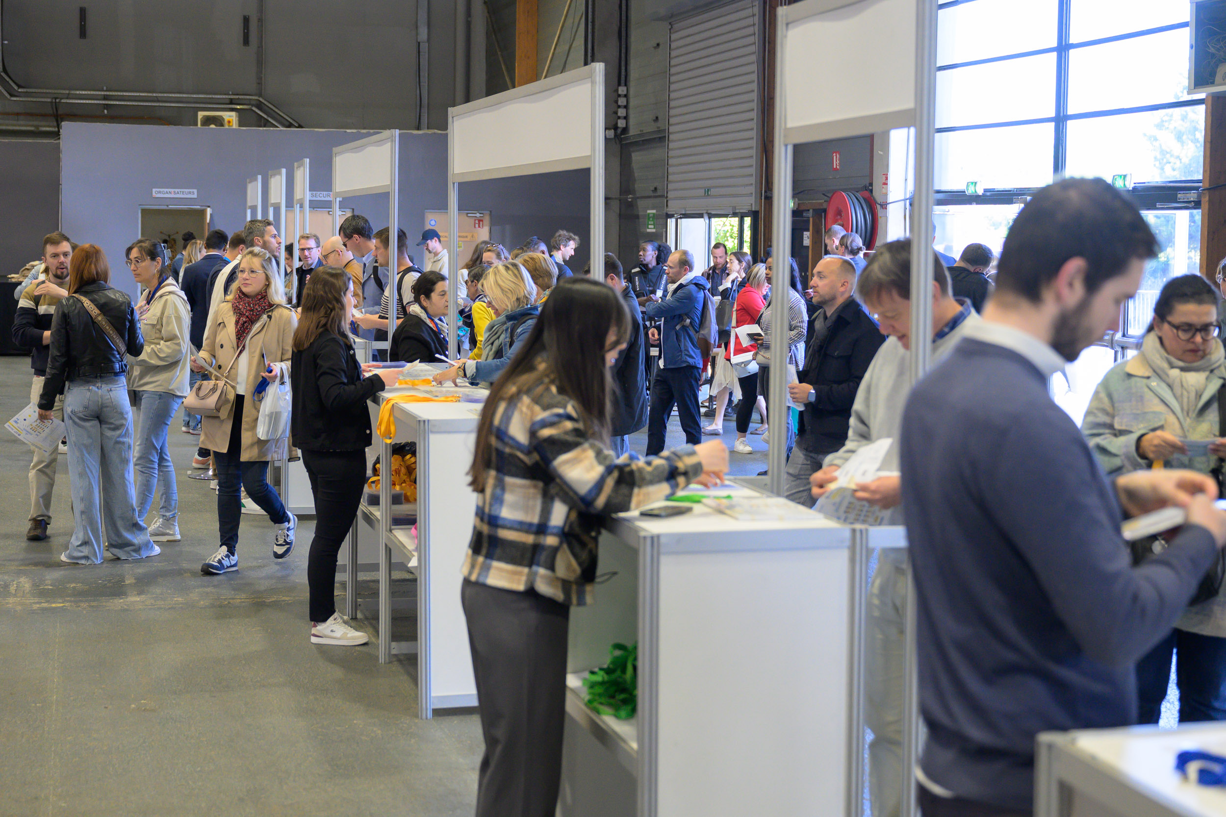 arrivee des visiteurs